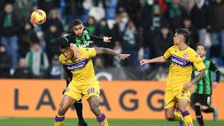 La Fiorentina in dieci riagguanta il Sassuolo ma poi Defrel la punisce nel recupero