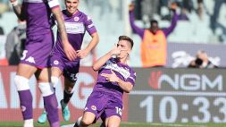 Piatek fa centro, la Fiorentina batte l'Atalanta
