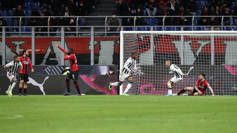 Milan, pareggio fra le polemiche con l'Udinese