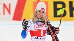 Sci, gigante femminile: Shiffrin super nella 1° manche, 3° Bassino