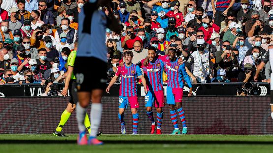 LaLiga, il Barcellona ritrova il quarto posto: demolito il Valencia