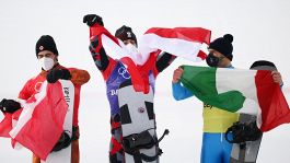 Pechino 2022, bronzo per Visintin nello snowboardcross