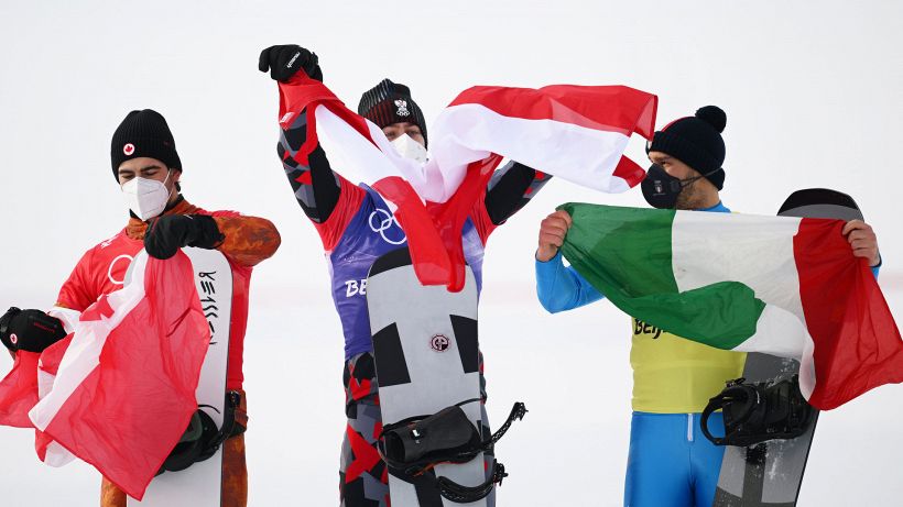 Pechino 2022, bronzo per Visintin nello snowboardcross