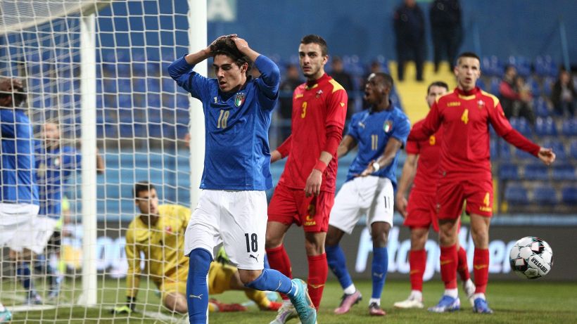 L'Italia Under 21 delude in Montenegro ma è prima