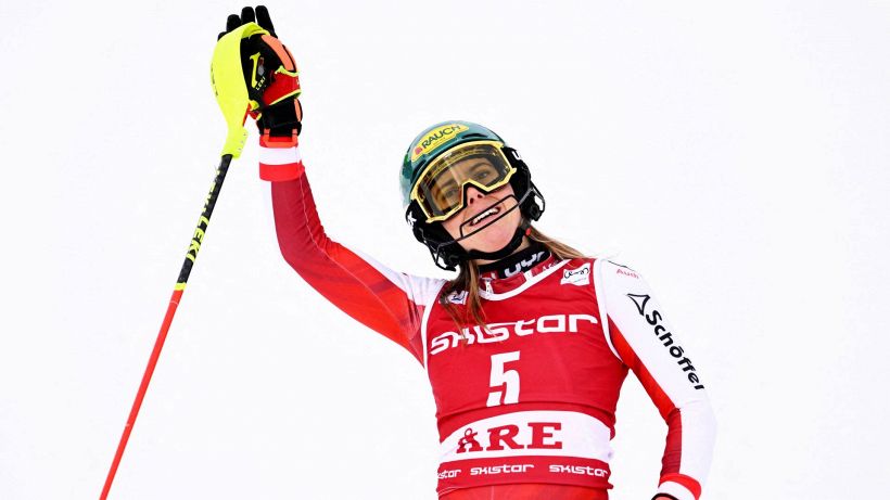 Sci, nello slalom di Are torna la vittoria di Katharina Liensberger