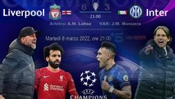 Champions, Liverpool-Inter: a che ora e dove vederla in chiaro o Sky