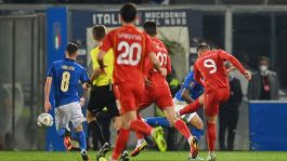 Playoff qualificazioni mondiali 2022: Italia-Macedonia del Nord 0-1, le foto