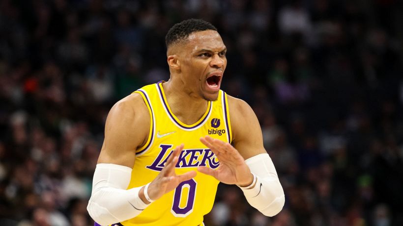 NBA, l'orgoglio di Westbrook salva i Lakers
