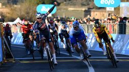 Tirreno-Adriatico: sprint vincente di Merlier, Ganna resta leader