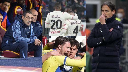Top e Flop 30ª giornata: Milan e Juve ok, Inzaghi e Sarri a processo