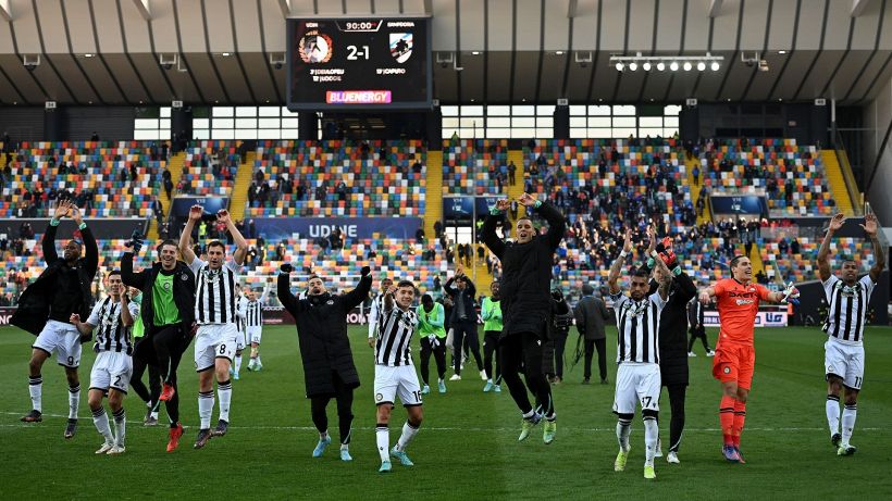 Serie A, l'Udinese batte la Samp dopo un inizio infuocato
