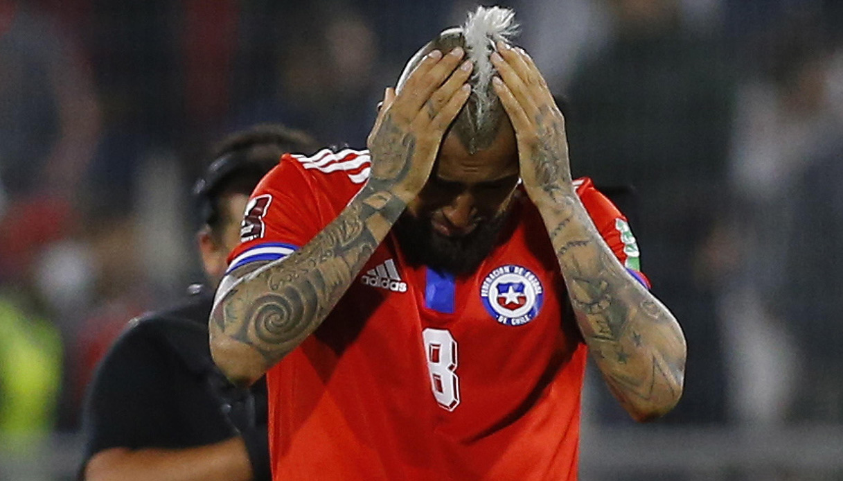 Arturo Vidal in lacrime: il Cile è fuori dal Mondiale di Qatar 2022