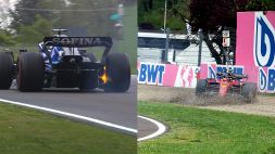 F1 Imola: Sainz a muro, Williams in fiamme: 5 bandiere rosse, è record