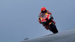 A Portimao, Marquez vola sotto la pioggia nelle FP1