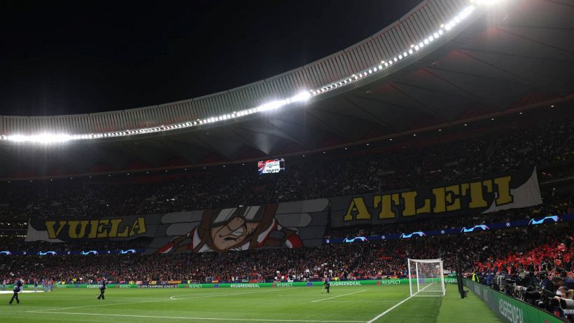 Atletico-City, la UEFA chiude un settore del Wanda Metropolitano