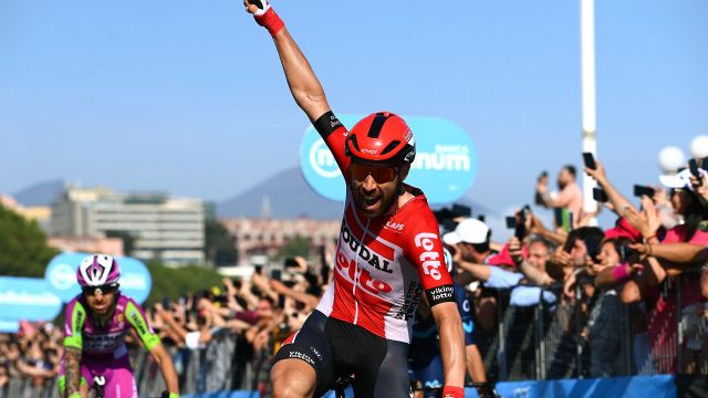 Giro d'Italia 2022, 8^ tappa a De Gendt. Secondo Gabburo