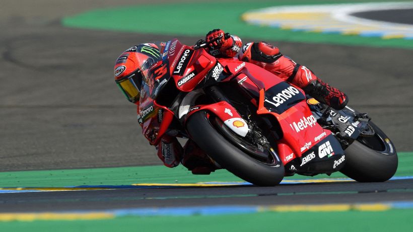 MotoGP, Francia: doppietta Ducati nelle qualifiche, Bagnaia in pole