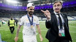 Real Madrid, Isco e il messaggio social prima dell'addio