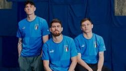 Italia, la nuova maglia degli azzurri per l'Argentina e la Nations League