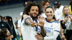 Real Madrid, Marcelo saluta dopo la conquista della Champions