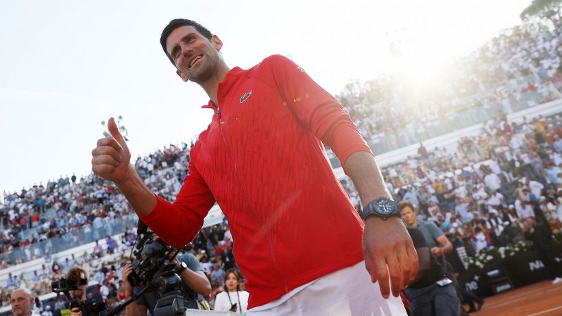 Internzionali d'Italia, Djokovic: "Bellissima giornata, Roma speciale"