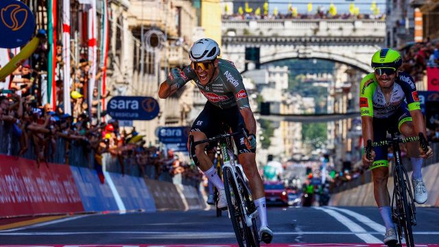 Giro d'Italia 2022: Oldani vince la dodicesima tappa a Genova