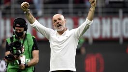 Milan: 130 km in bici per Pioli dopo lo scudetto