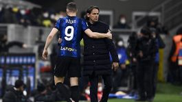 Inter, troppa abbondanza in attacco per Inzaghi: Dzeko non se ne va