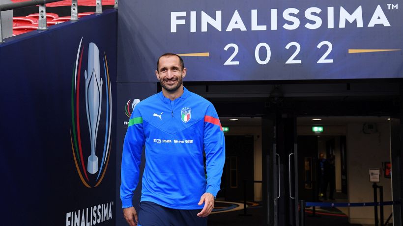 Finalissima: il saluto da brividi di Chiellini alla maglia azzurra