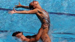 Minisini e Ruggiero: ancora oro nei mondiali di nuoto sincronizzato, le foto