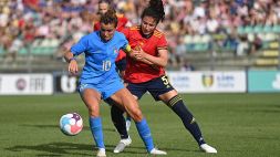 Italia femminile: pari in amichevole con la Spagna