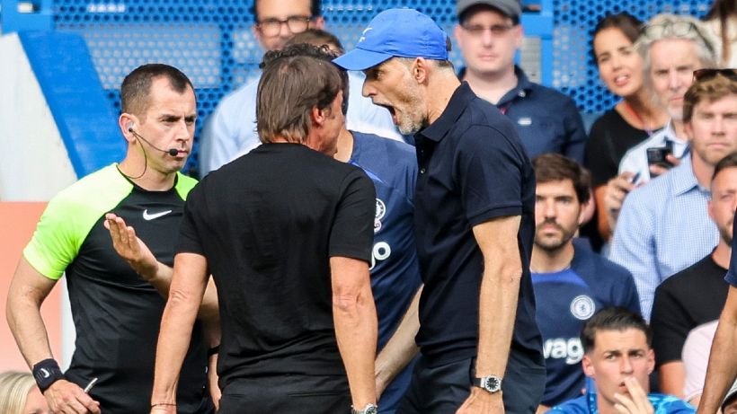 Conte-Tuchel, cosa si sono detti: l'ex Inter provoca anche sui social, web in tilt