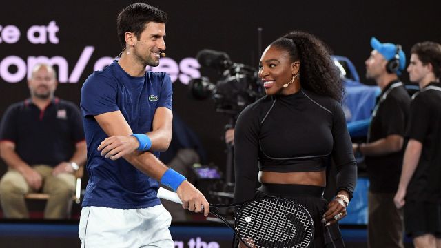 Novak Djokovic rende omaggio a Serena Williams