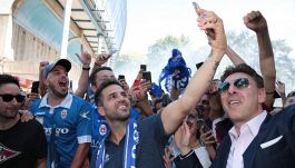 Como in delirio per Cesc Fabregas: le foto