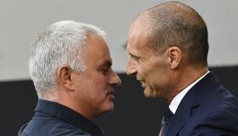 Juve-Roma: Allegri e Mourinho show: cosa si sono detti alla fine