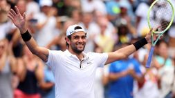 Us Open, Matteo Berrettini ai quarti, le foto