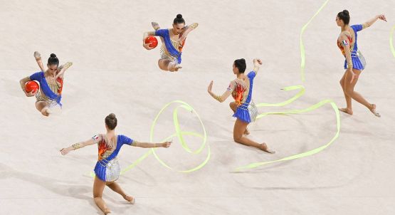 Ginnastica ritmica: sesto posto per le Farfalle