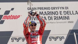Super Pecco Bagnaia vince il GP di San Marino e sigla la quarta vittoria consecutiva: le foto