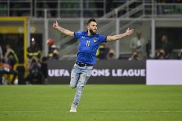 Italia-Inghilterra: l'invasione di campo con la maglia di Immobile