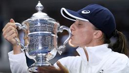 US Open, i complimenti di Lewandowski a Iga Swiatek
