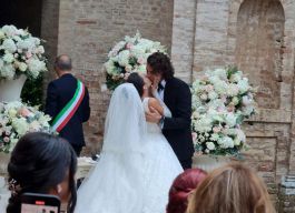 Gianmarco Tamberi, le foto del matrimonio con chiara Bontempi