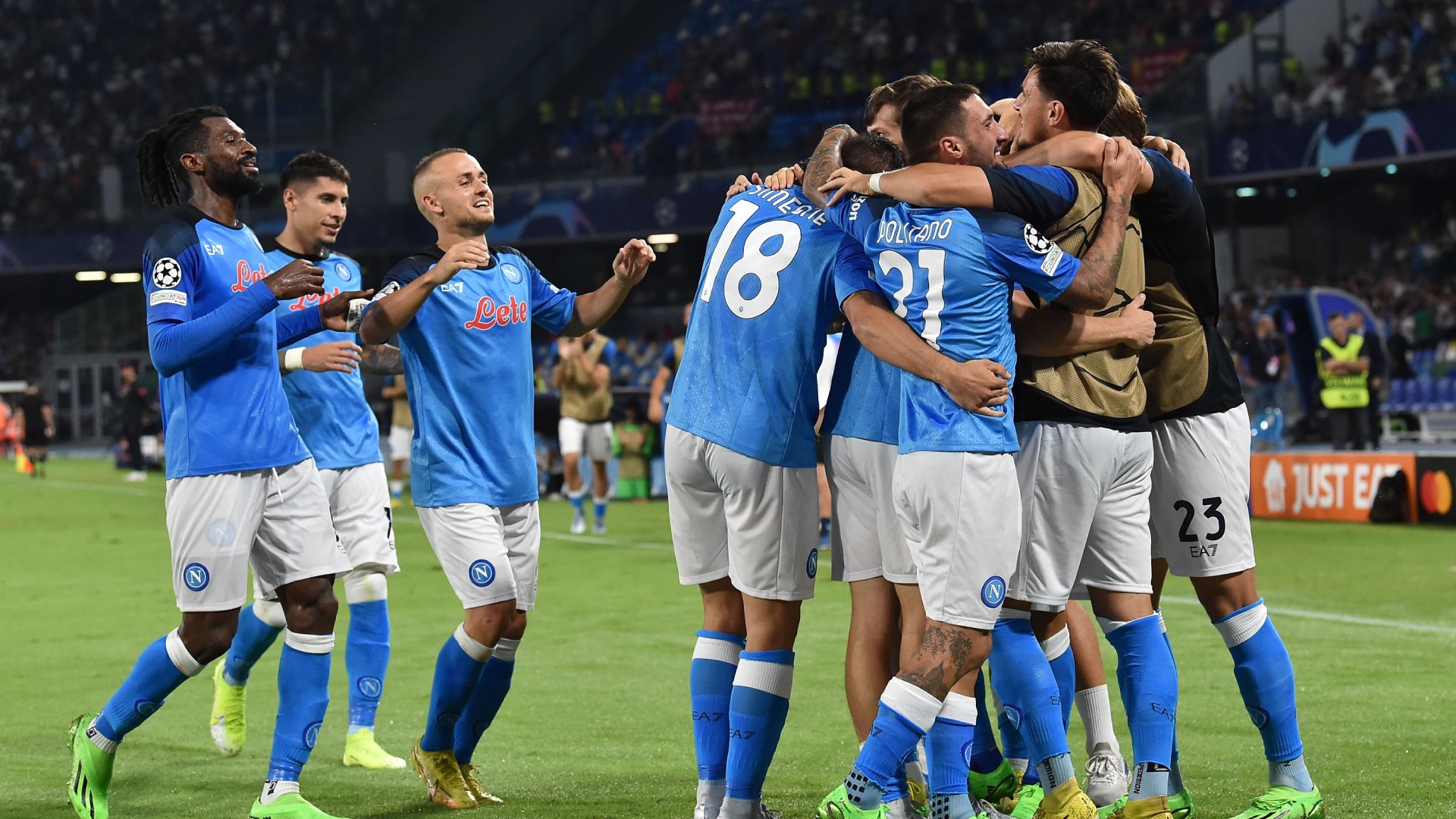 Champions League 2022/2023, Napoli-Liverpool 4-1: le foto