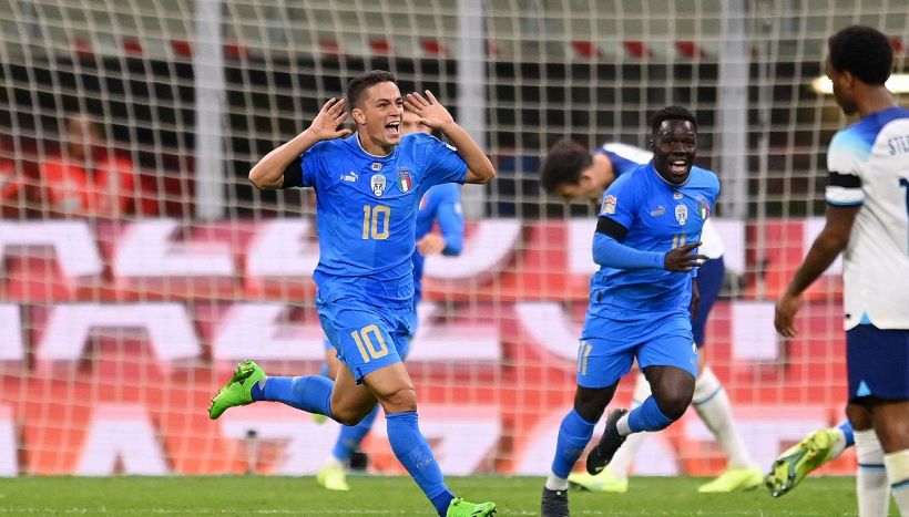 Nations League, magia di Raspadori: l'Italia batte l'Inghilterra