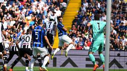 Serie A, l'Inter crolla contro l'Udinese: 3-1 alla Dacia Arena