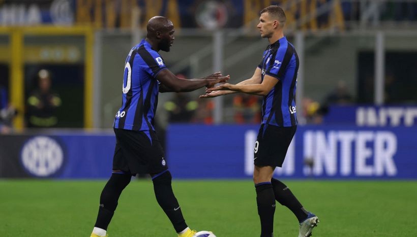 Inter, Dzeko e Lukaku concorrenti tra campo e mercato: Marotta al bivio