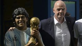 Infantino ricorda Maradona: "Diego è unico"