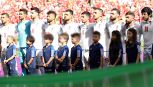 Mondiali Qatar 2022, l'emozione dei giocatori dell'Iran costretti a cantare l'inno
