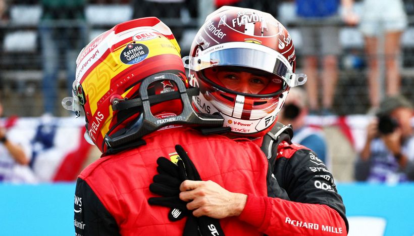 F1, Leclerc e il team radio su Sainz: il messaggio per la Ferrari