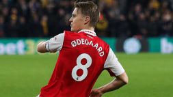 Doppio Ødegaard a Wolverhampton: Arsenal primo a +5 sul City