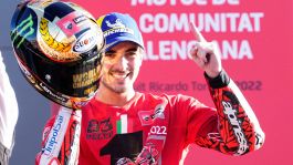 MotoGP, Bagnaia: “Il mio team, la Ducati, è stato fondamentale per la vittoria”
